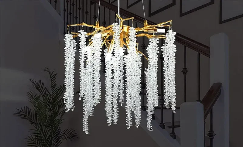 Modern Gold Tree Branch Crystal Chandelier Review