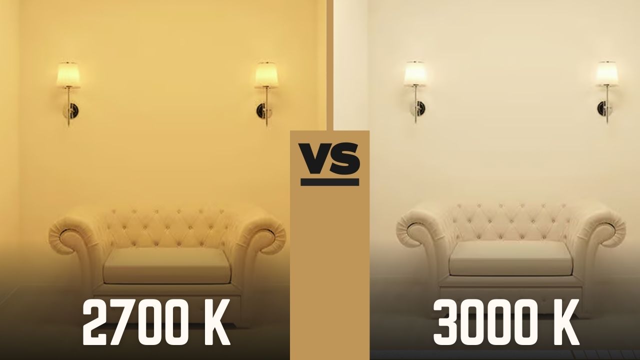 2700k vs 3000k color Light