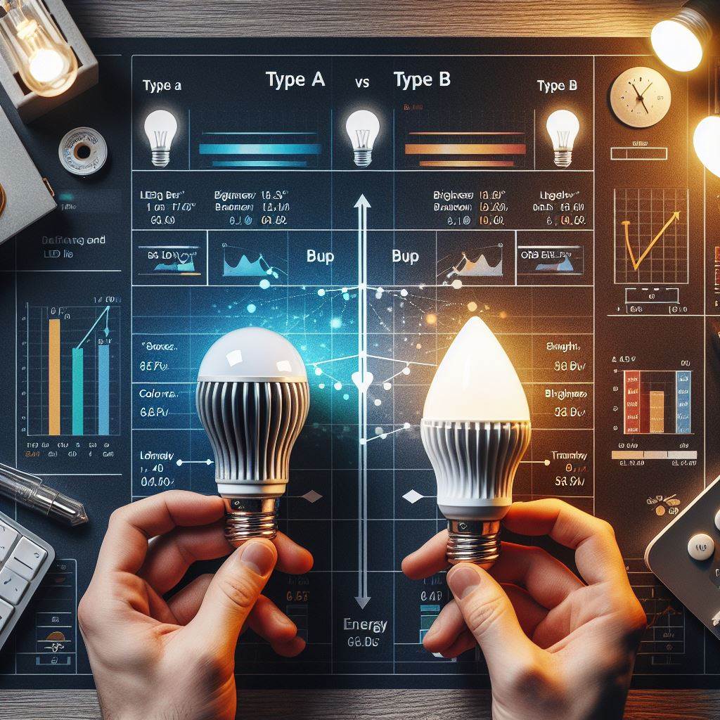 difference between type a and type b led bulbs
