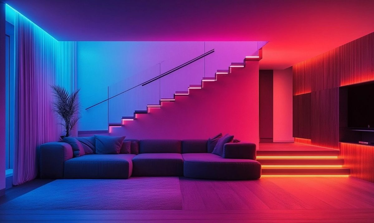 RGB LED Lighting Ideas for Modern Spaces